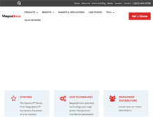 Tablet Screenshot of magnadrive.com